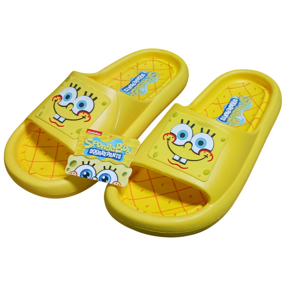 SpongeBob Patrick Men’s Comfort Slides Size 9 Ground Up Squarepants New - Picture 1 of 16